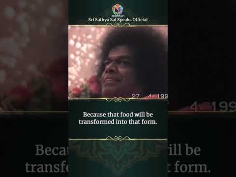 Avoid these topics at the dining table | Sri Sathya Sai Speaks