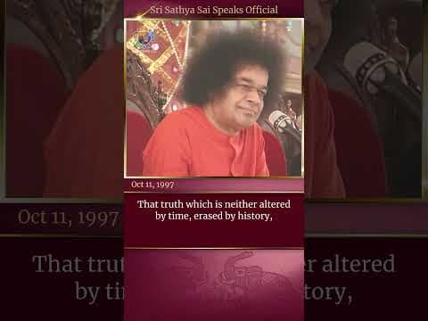 Sanatana Dharma and its Deep Significance | Sri Sathya Sai Speaks | Oct 11, 1997